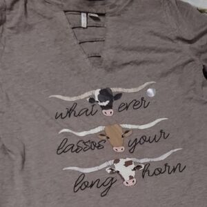 Cato Brown Graphic Short Sleeve Tee